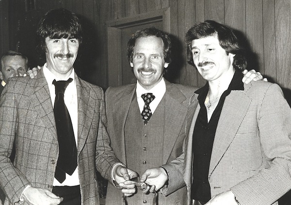 Jimmy Dunne, Bobby MacLachlan and Billy Vojtek