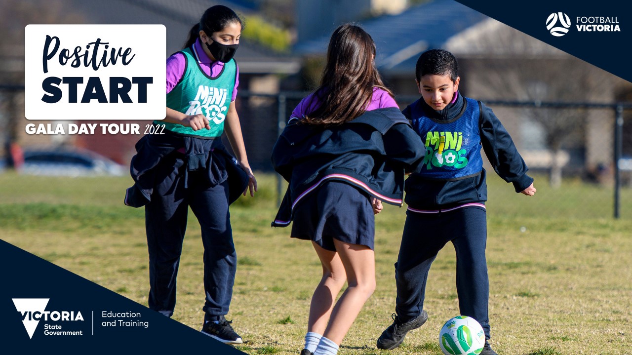 The FootbALL Victoria Positive Start Schools Tour 2022 is coming to