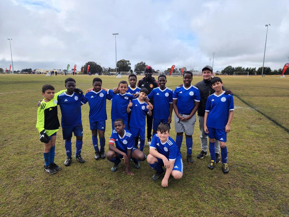 Football Victoria kicking goals with MiniRoos Settlement Program