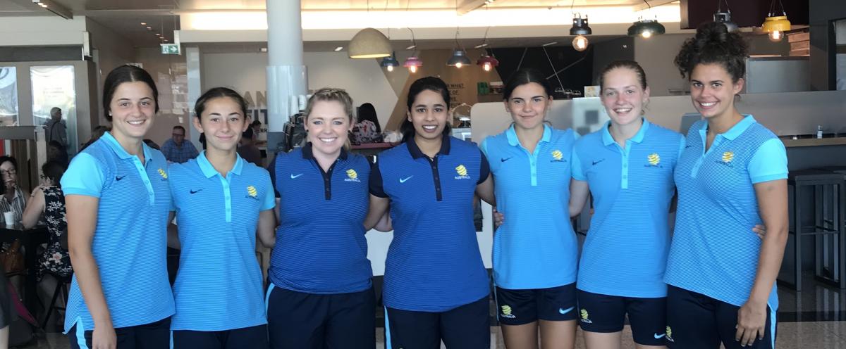 Victorian players & staff at the Junior Matildas National Team Camp