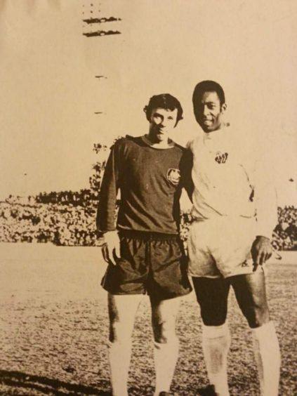 Jimmy Rooney and Pele
