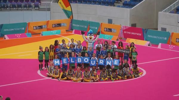 FIFA Unity Pitch hits Melbourne 